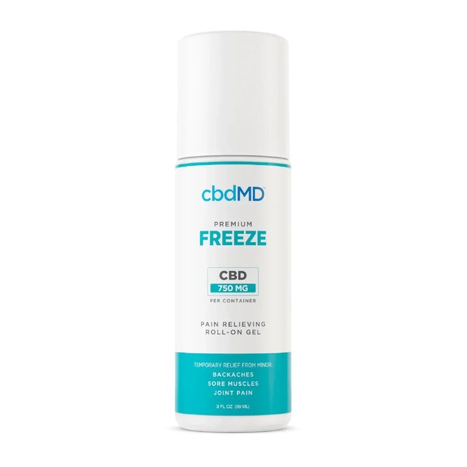 cbdMD Freeze cooling roll-on topical
