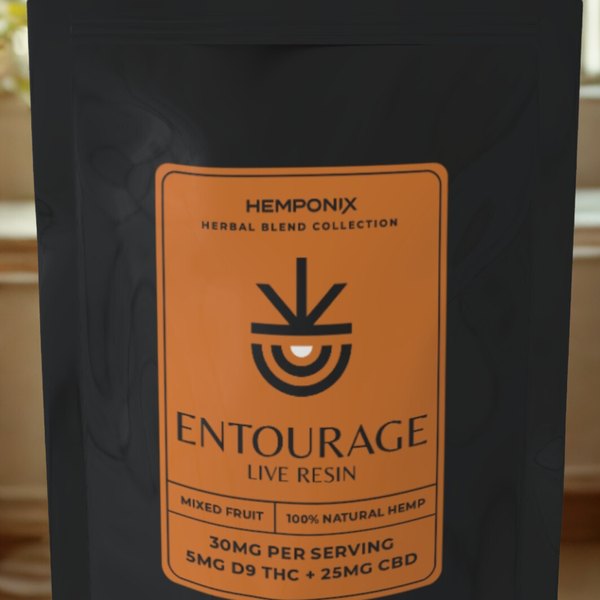Hemponix Entourage 'Live Resin' Gummies – Watermelon Splash